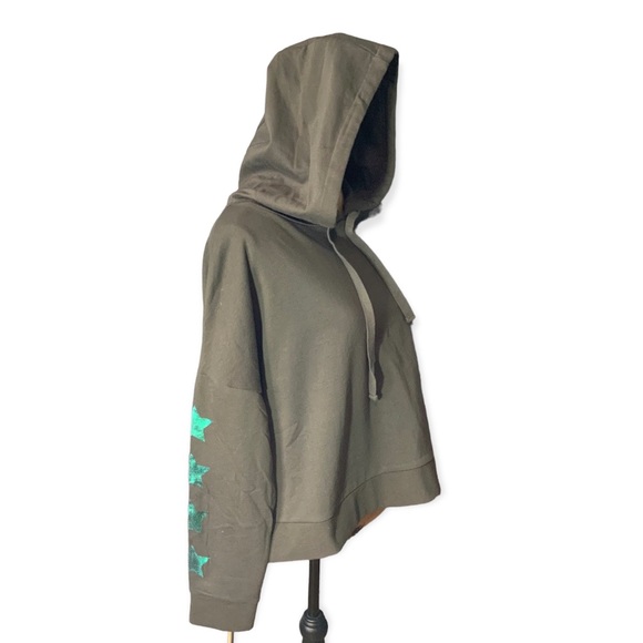 NWT Ivory Ella's Gray Hooded Sweatshirt Size Large - Picture 6 of 8